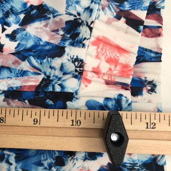 Disney Alice Through The Looking Glass Womens 10 Blue Pink White Pull On Pant - Picture 8 of 9